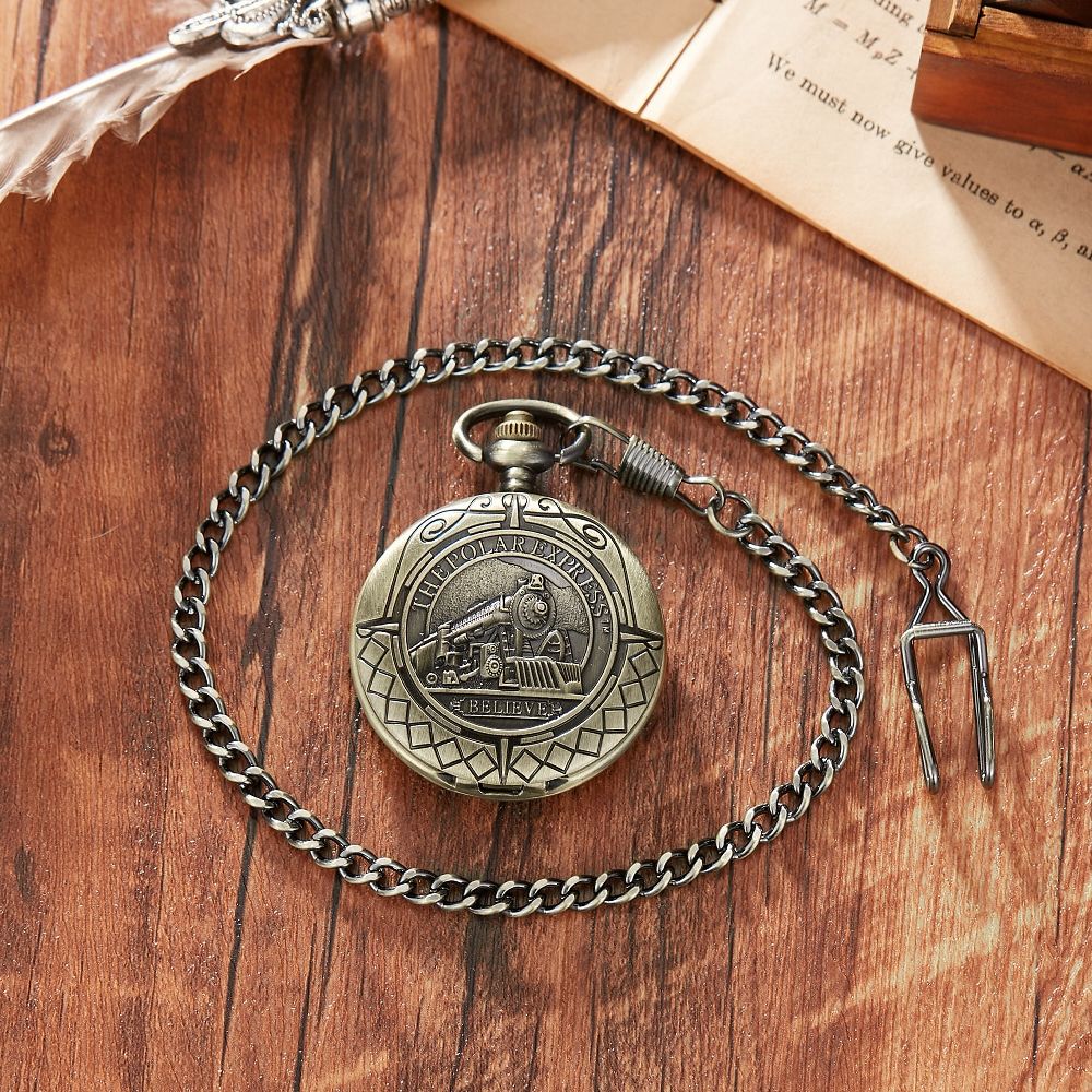 Pocket Watch Mechanical Skeleton Vintage - 남성용 빈티지 레트로 기계식 포켓 시계,