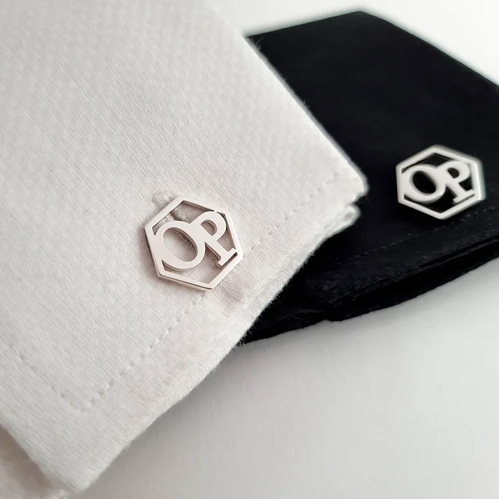 Cufflinks Men Stainless Steel Luxury - 맞춤형 명품 커프스 단추 파티 웨딩