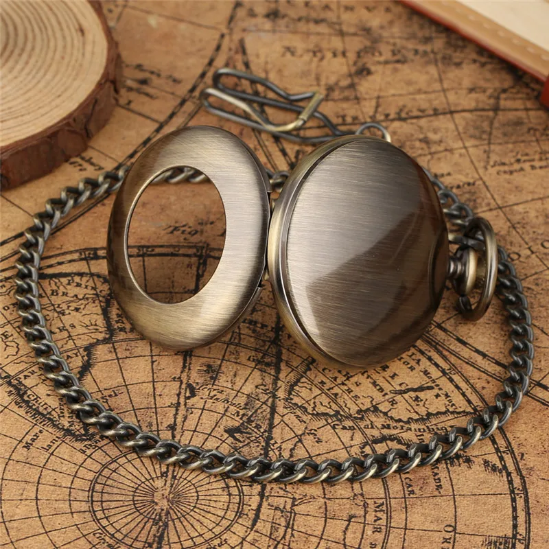 Pocket Watch Mechanical Skeleton Vintage - 빈티지 스켈레톤 수동 기계식 포켓 시계
