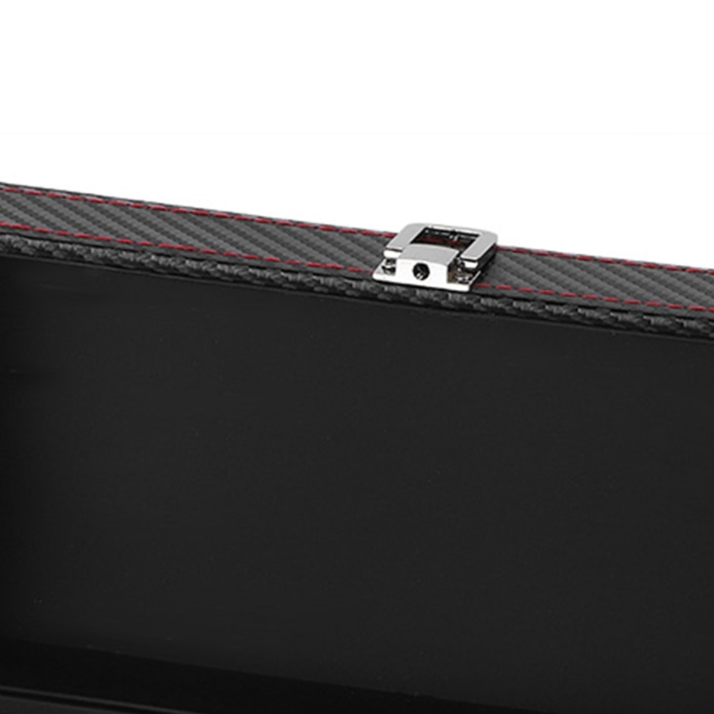 Watch Display Storage Box Carbon Fiber - 휴대용 블랙 주얼리 정리함 카본 파이버