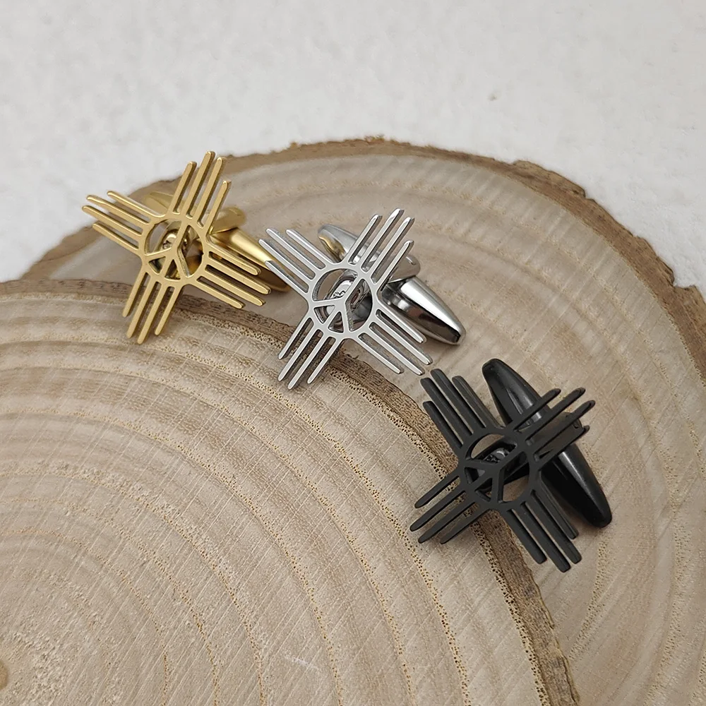 Cufflinks Men Stainless Steel Luxury - 남성용 새로운 패션 스트라이프 커프스 단추,