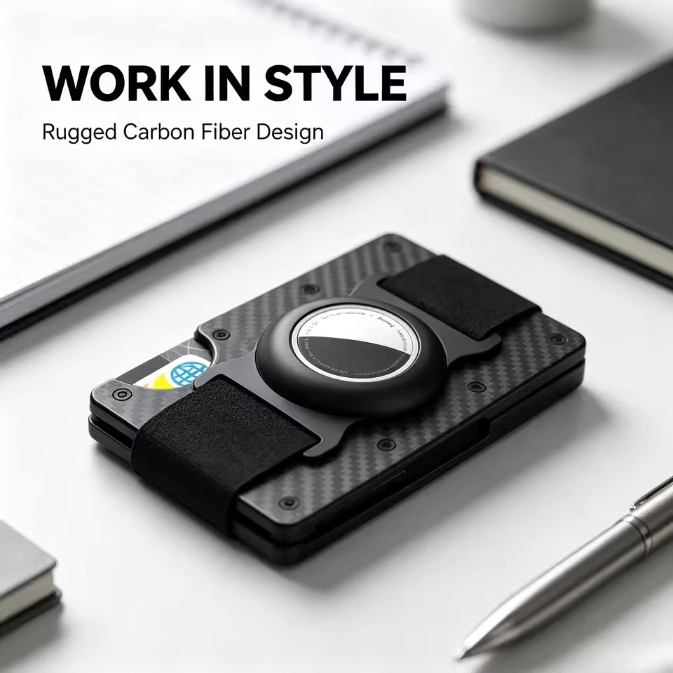 Money Clip Minimalist Rfid Blocking - 알루미늄 미니멀리스트 지갑 RFID 차단 기능,