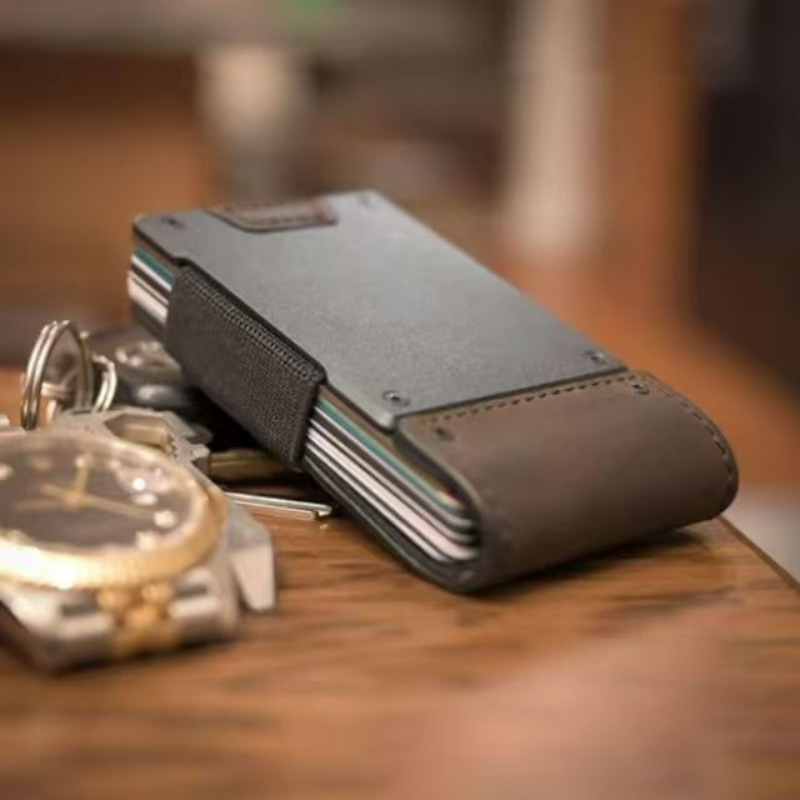 Money Clip Minimalist Rfid Blocking - RFID 차단 기능 금속 신용카드 홀더