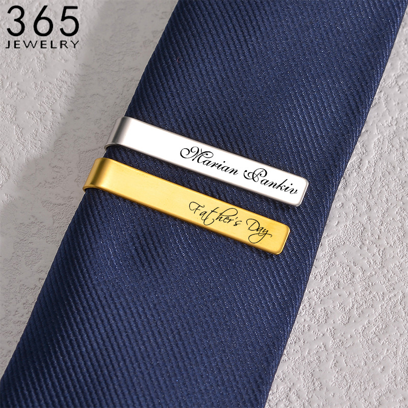 스테인레스 스틸 이름 각인 타이 클립, 맞춤형 로고 날 - Tie Clip Bar Set Stainless Steel 리뷰 및 가격