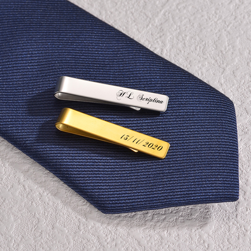 스테인레스 스틸 이름 각인 타이 클립, 맞춤형 로고 날 - Tie Clip Bar Set Stainless Steel 리뷰 및 가격