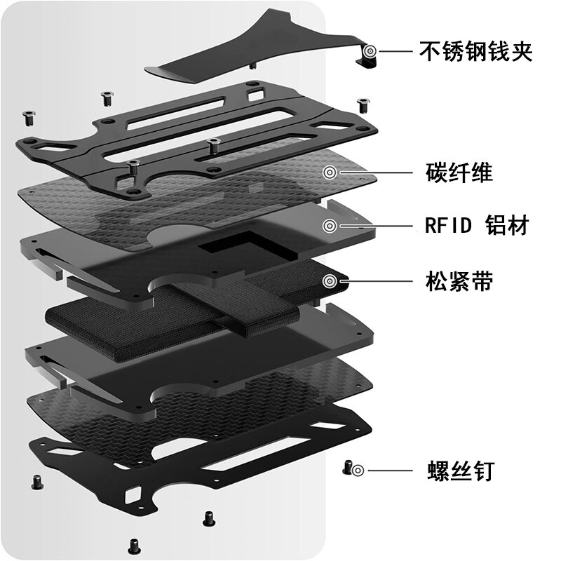 남성용 메탈 지갑 에어태그, 미니멀리스트 슬림 RFID - Money Clip Minimalist Rfid Blocking 리뷰 및 가격