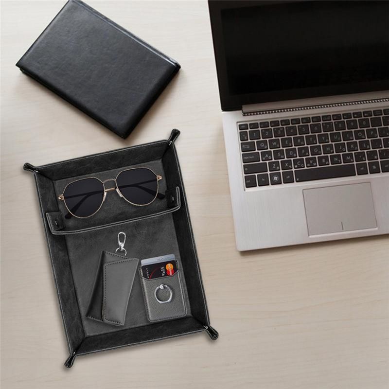 ABSJ-PU 가죽 남성용 발렛 트레이 - 칸막이가 있 - Valet Tray Nightstand Organizer Leather 리뷰 및 가격