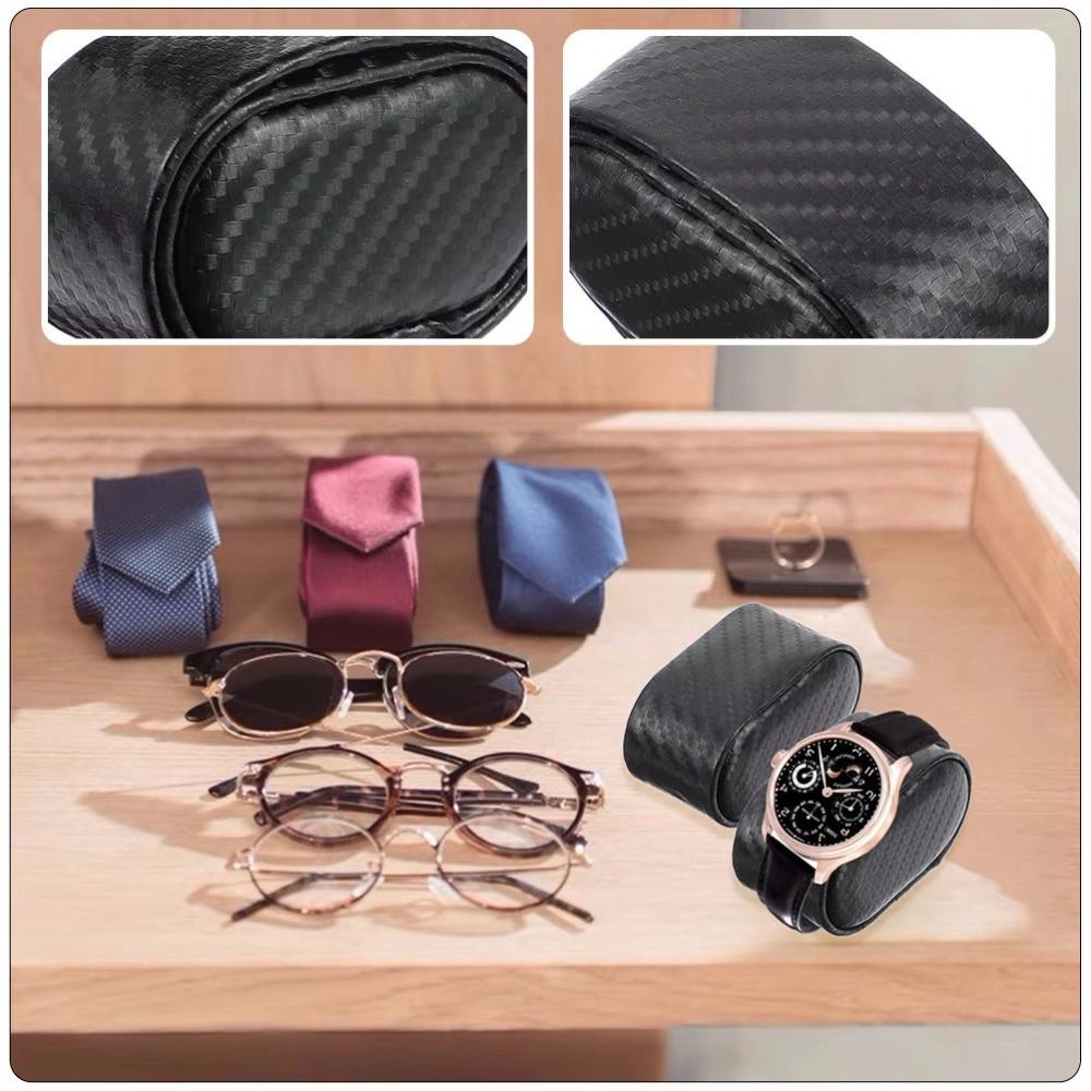 탄소 섬유 질감 시계 디스플레이 베개 PU 소프트 패딩 - Watch Display Storage Box Carbon Fiber 리뷰 및 가격