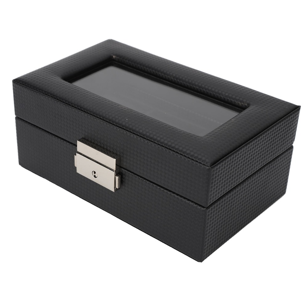 보호용 카본 파이버 시계 보관함 블랙 3슬롯 시계 디스 - Watch Display Storage Box Carbon Fiber 리뷰 및 가격
