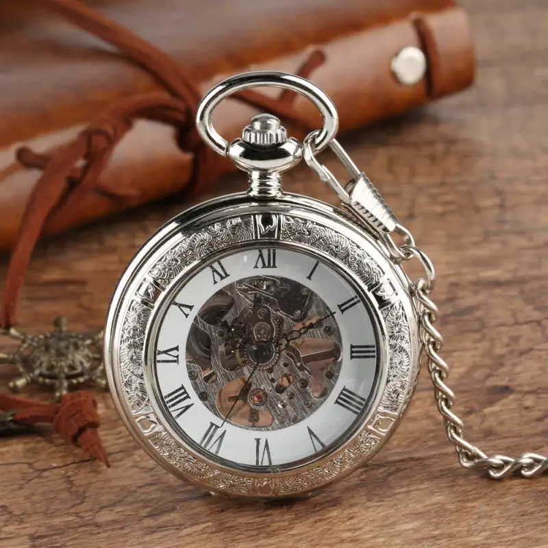 남녀공용 빈티지 수동 기계식 포켓 시계, 펜던트 체인, - Pocket Watch Mechanical Skeleton Vintage 리뷰 및 가격