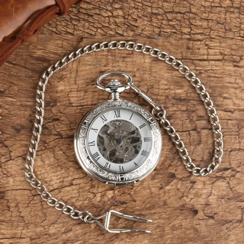 남녀공용 빈티지 수동 기계식 포켓 시계, 펜던트 체인, - Pocket Watch Mechanical Skeleton Vintage 리뷰 및 가격