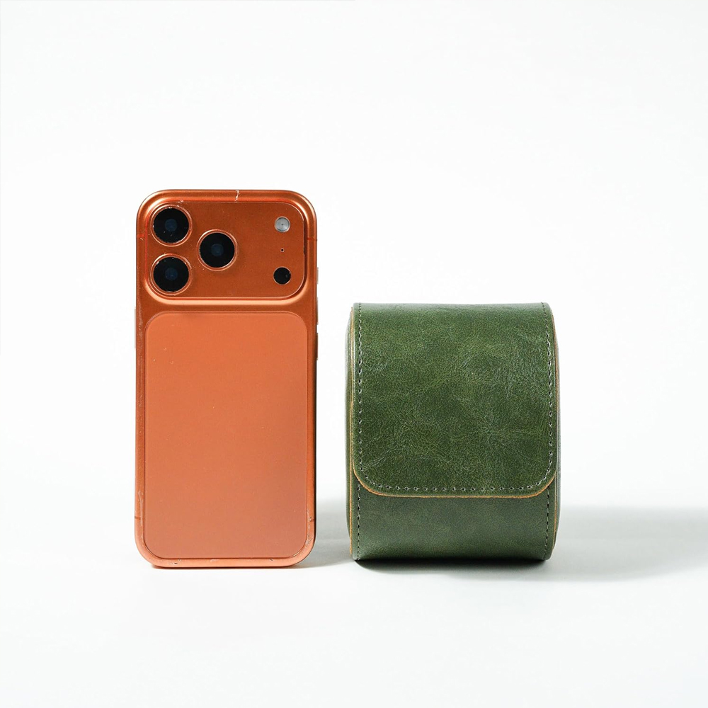 가죽 시계 여행 케이스, 휴대용 그린 시계 롤 또는 보 - Watch Travel Roll Case 3 Slots Leather 리뷰 및 가격