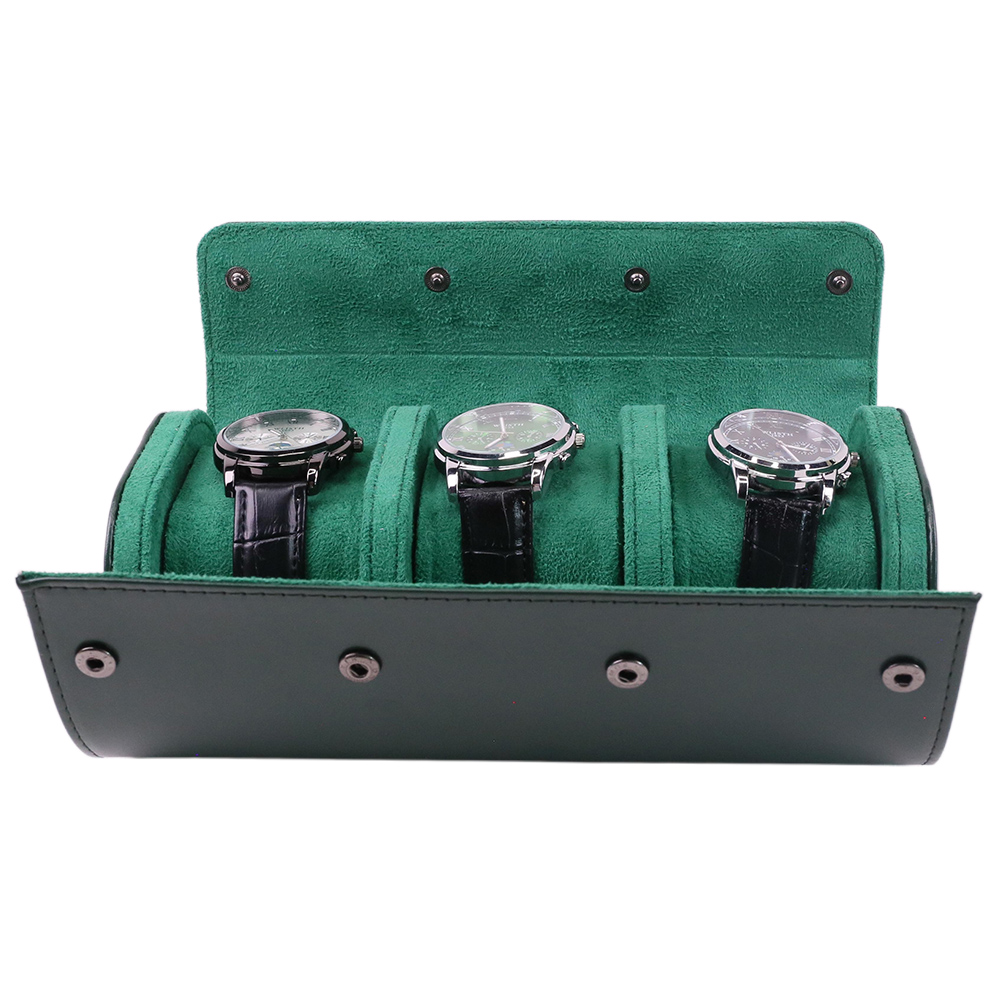 럭셔리 휴대용 3 슬롯 PU 가죽 시계 여행 롤 오거나 - Watch Travel Roll Case 3 Slots Leather 리뷰 및 가격