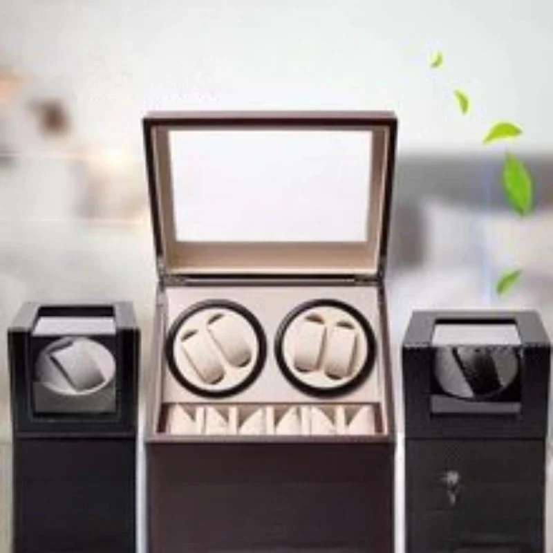 자동 회전 시계 와인더 모터 박스, 럭셔리 사일런트 와 - Watch Winder 4 Watches Automatic Silent 리뷰 및 가격