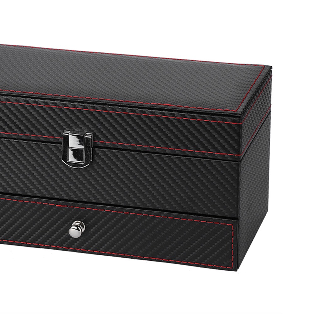 휴대용 블랙 주얼리 정리함 카본 파이버 PU 22.2  - Watch Display Storage Box Carbon Fiber 리뷰 및 가격
