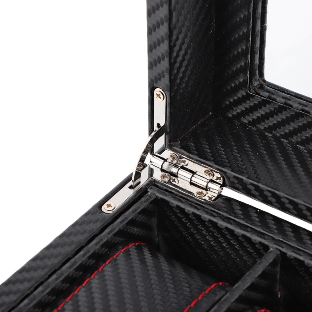 탄소 섬유 질감 시계 상자 능직 패턴 가죽 소재 시계  - Watch Display Storage Box Carbon Fiber 리뷰 및 가격