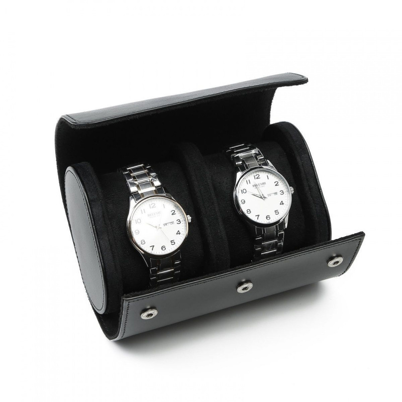 새로운 고급 명품 엠버스 가죽 시계 롤 1 2 3 슬롯 - Watch Travel Roll Case 3 Slots Leather 리뷰 및 가격