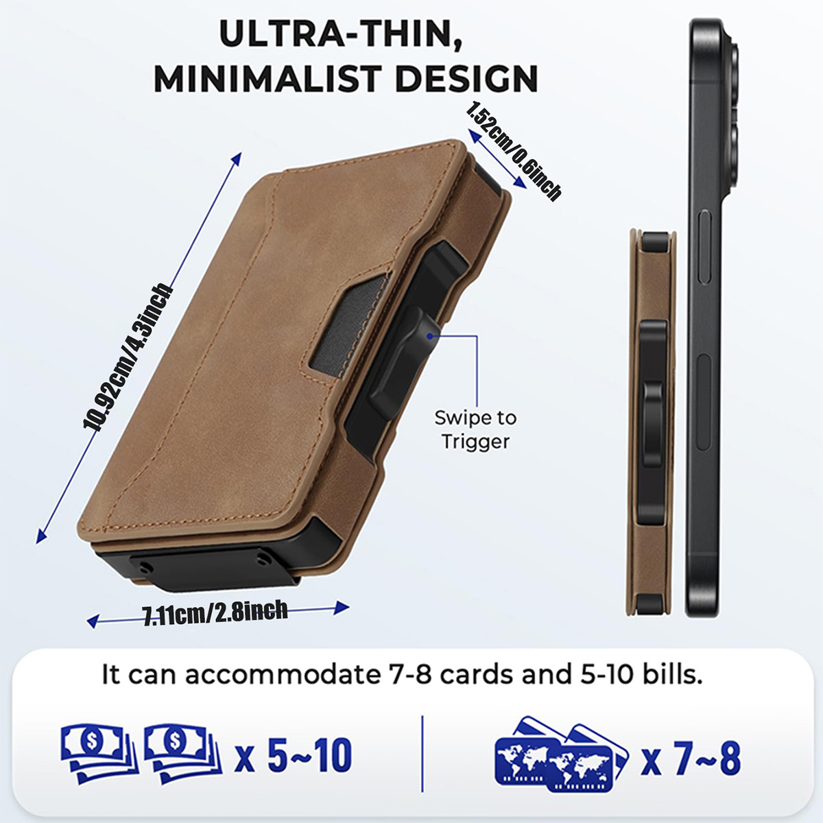 미니멀리스트 슬림 남성 지갑, 머니클립, RFID 차단 - Money Clip Minimalist Rfid Blocking 리뷰 및 가격