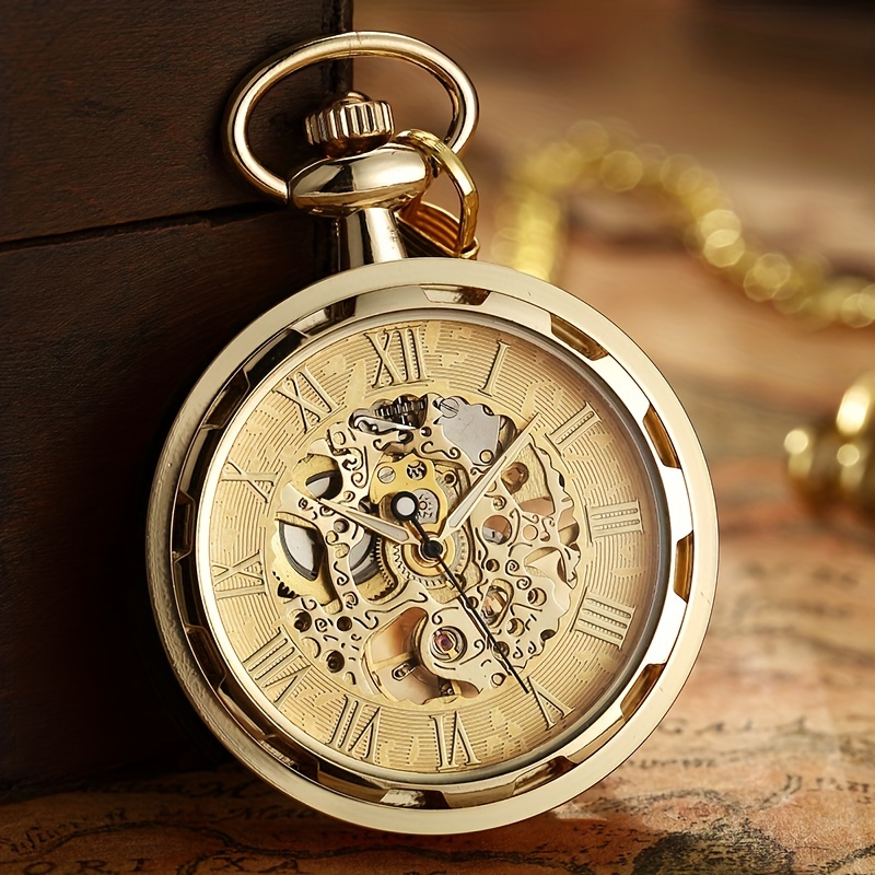 빈티지 시계 목걸이 스팀펑크 해골 기계식 포켓 시계 로 - Pocket Watch Mechanical Skeleton Vintage 리뷰 및 가격