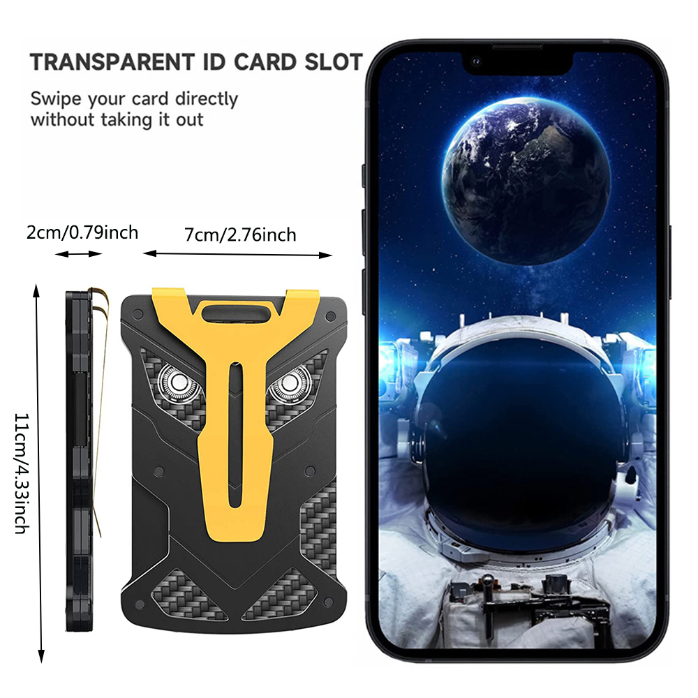 남성용 슬림 미니멀리스트 지갑 메탈 머니 클립 RFID - Money Clip Minimalist Rfid Blocking 리뷰 및 가격