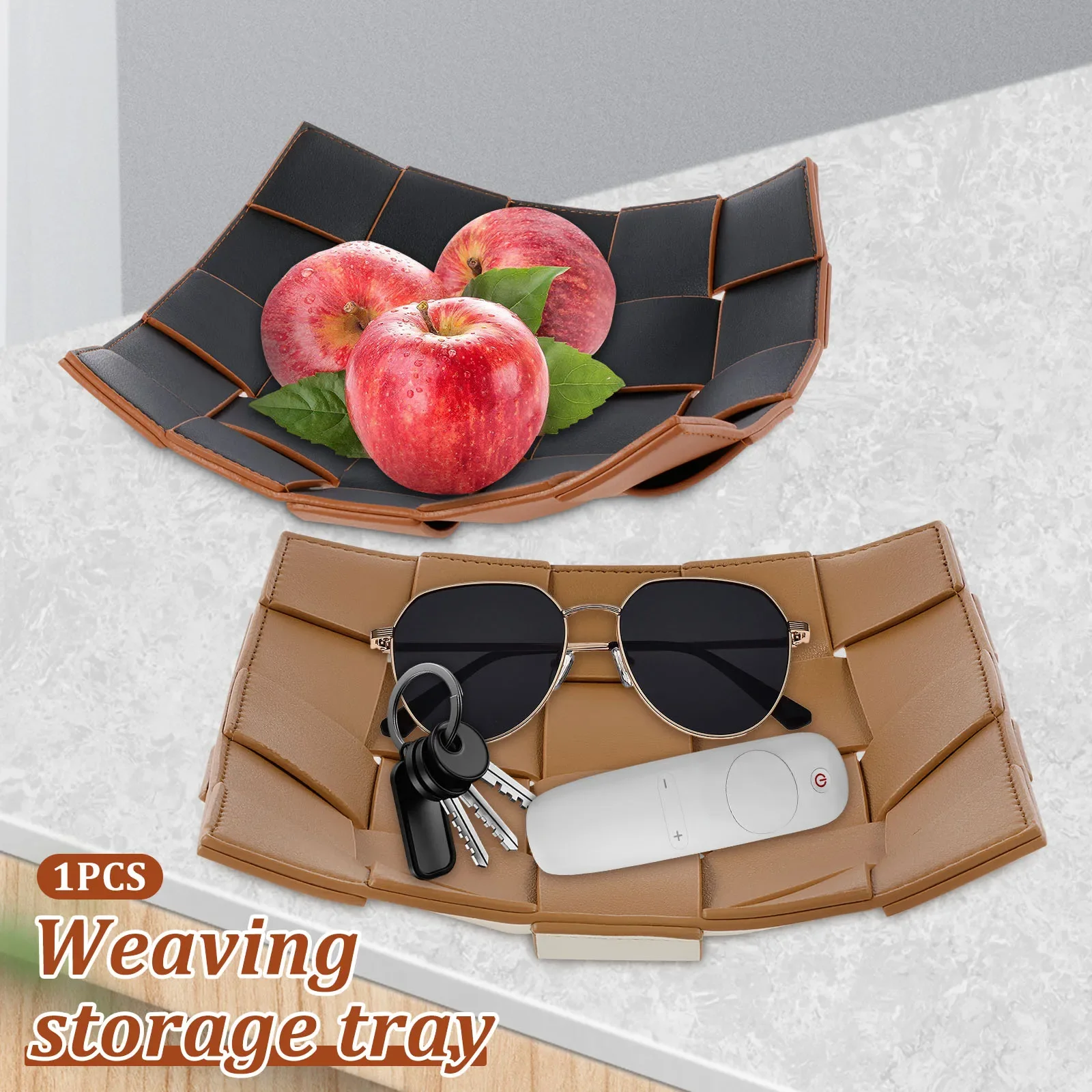 발렛 트레이 PU 가죽 키 보울 양면 휴대폰 지갑 동전 - Valet Tray Nightstand Organizer Leather 리뷰 및 가격