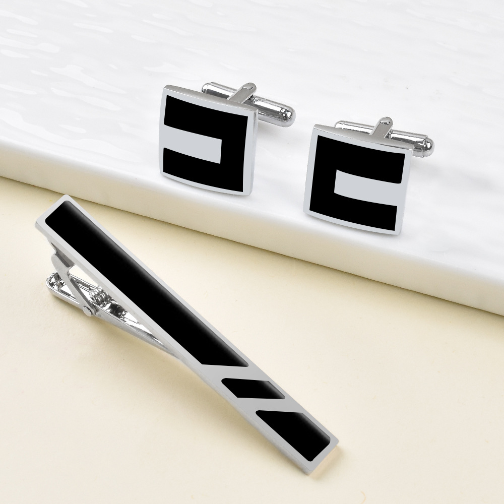 새로운 구리 남성 비즈니스 캐주얼 타이 클립 세트 도매 - Tie Clip Bar Set Stainless Steel 리뷰 및 가격
