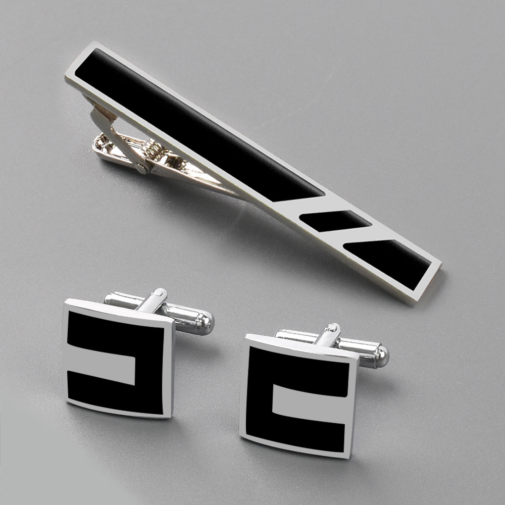새로운 구리 남성 비즈니스 캐주얼 타이 클립 세트 도매 - Tie Clip Bar Set Stainless Steel 리뷰 및 가격