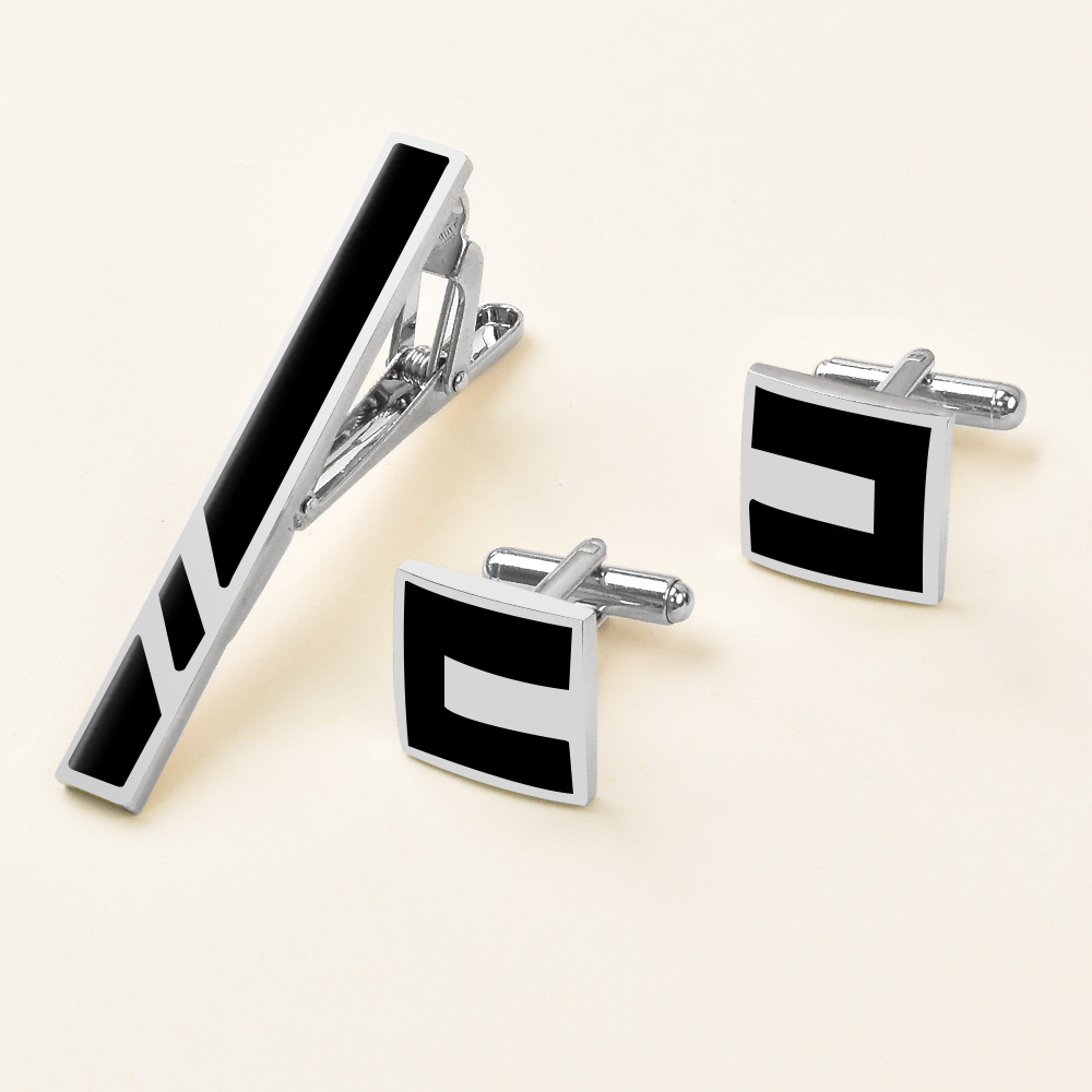 새로운 구리 남성 비즈니스 캐주얼 타이 클립 세트 도매 - Tie Clip Bar Set Stainless Steel 리뷰 및 가격