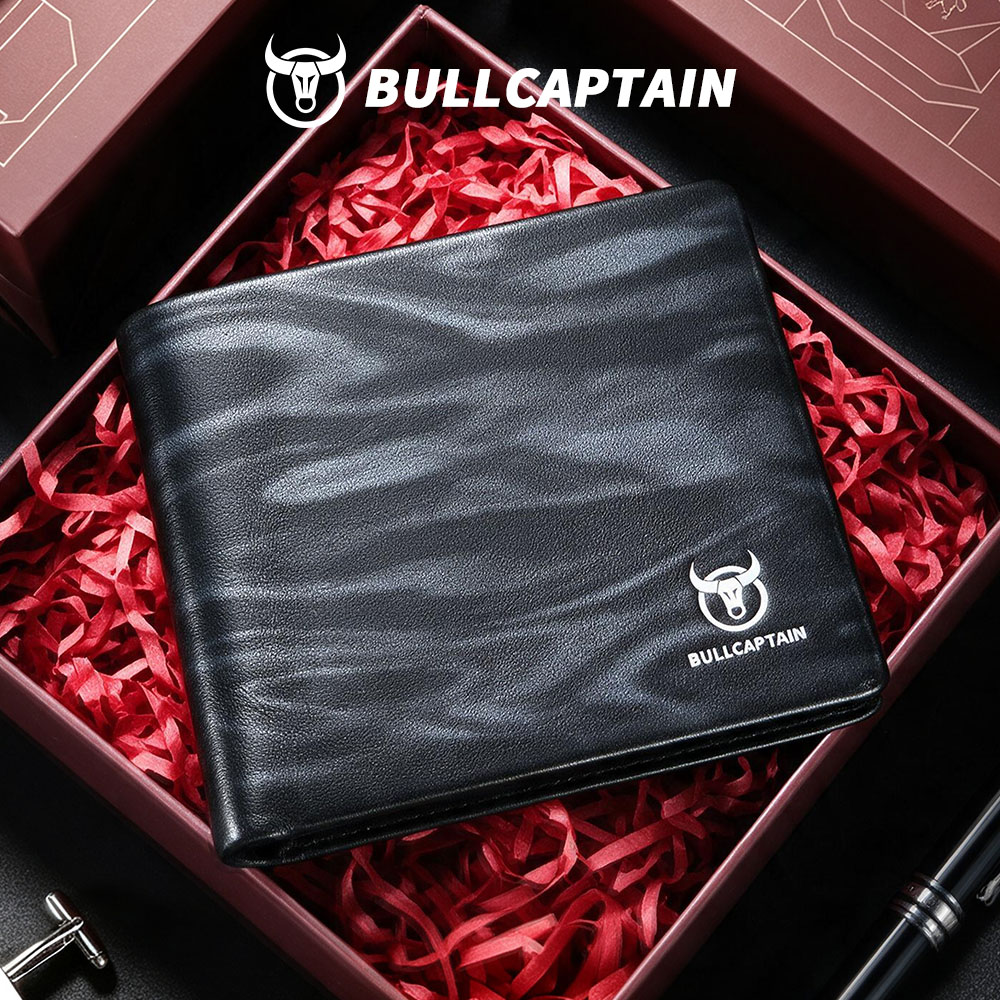 BULLCAPTAIN 남성용 슬림 가죽 지갑 RFID  - Money Clip Minimalist Rfid Blocking 리뷰 및 가격