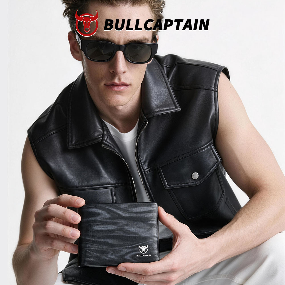 BULLCAPTAIN 남성용 슬림 가죽 지갑 RFID  - Money Clip Minimalist Rfid Blocking 리뷰 및 가격