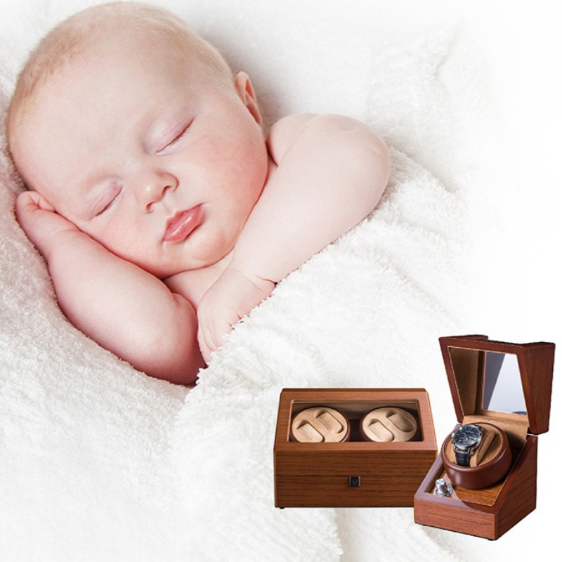 자동 시계 와인더 나무 고급 회전식 시계 정리함 와인더 - Watch Winder 4 Watches Automatic Silent 리뷰 및 가격