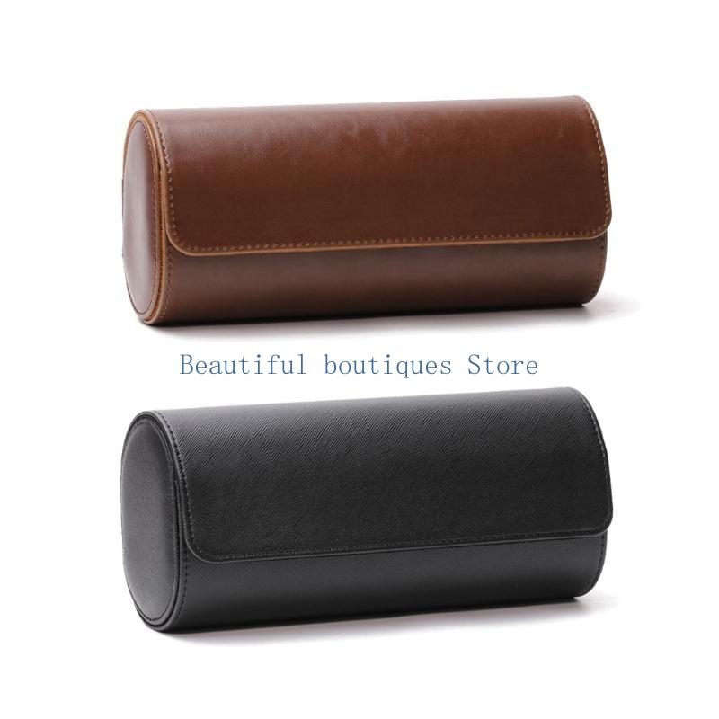 U4LF 3 슬롯 시계 롤 여행용 케이스 세련된 휴대용 - Watch Travel Roll Case 3 Slots Leather 리뷰 및 가격