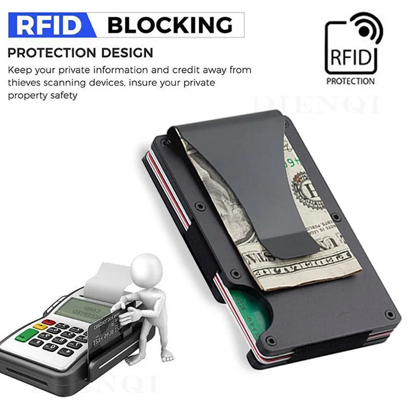 맞춤 이름 남성 지갑 앞주머니 RFID 차단 미니멀리스 - Money Clip Minimalist Rfid Blocking 리뷰 및 가격