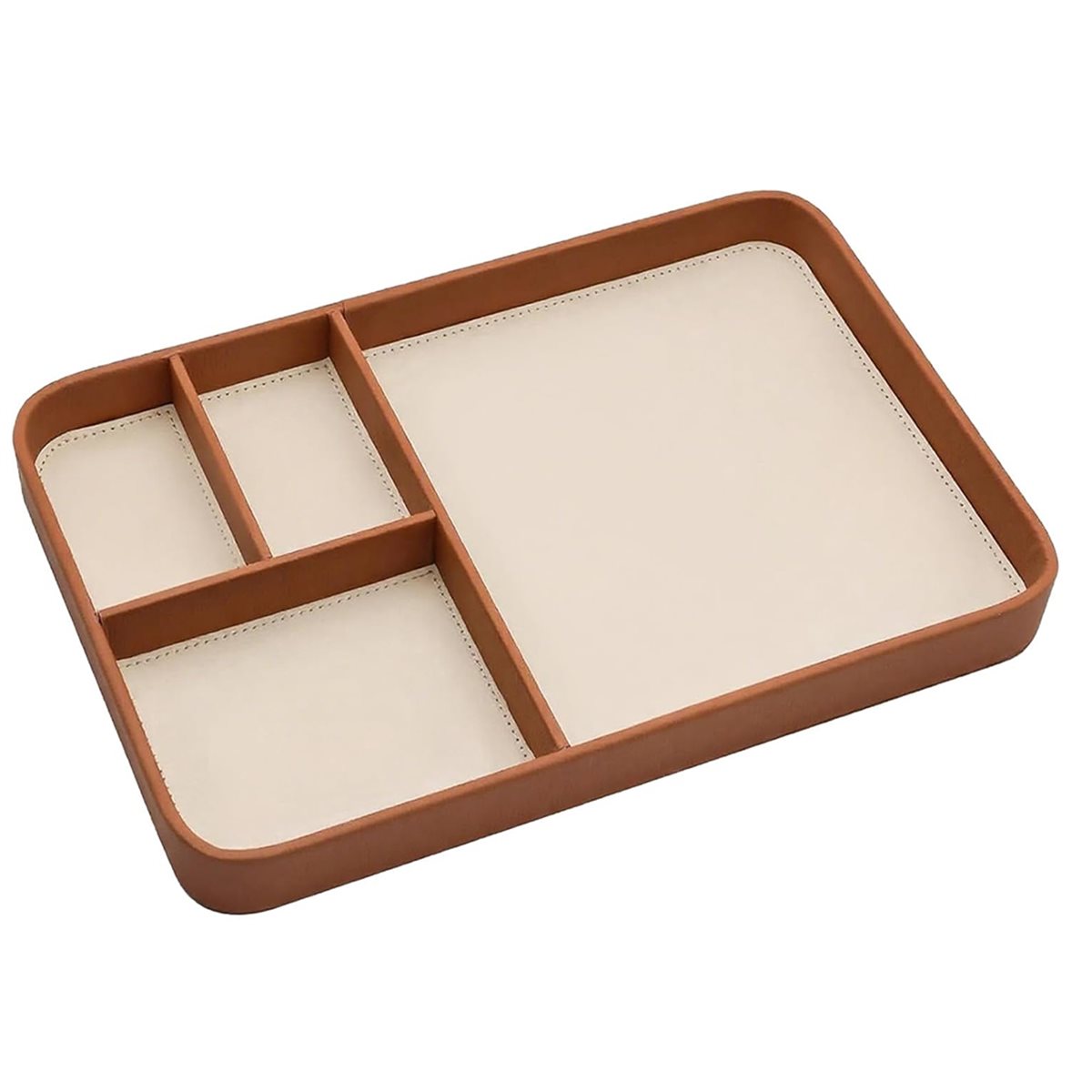 고품질 남성용 비건 가죽 발렛 트레이 우아한 침대 옆  - Valet Tray Nightstand Organizer Leather 리뷰 및 가격