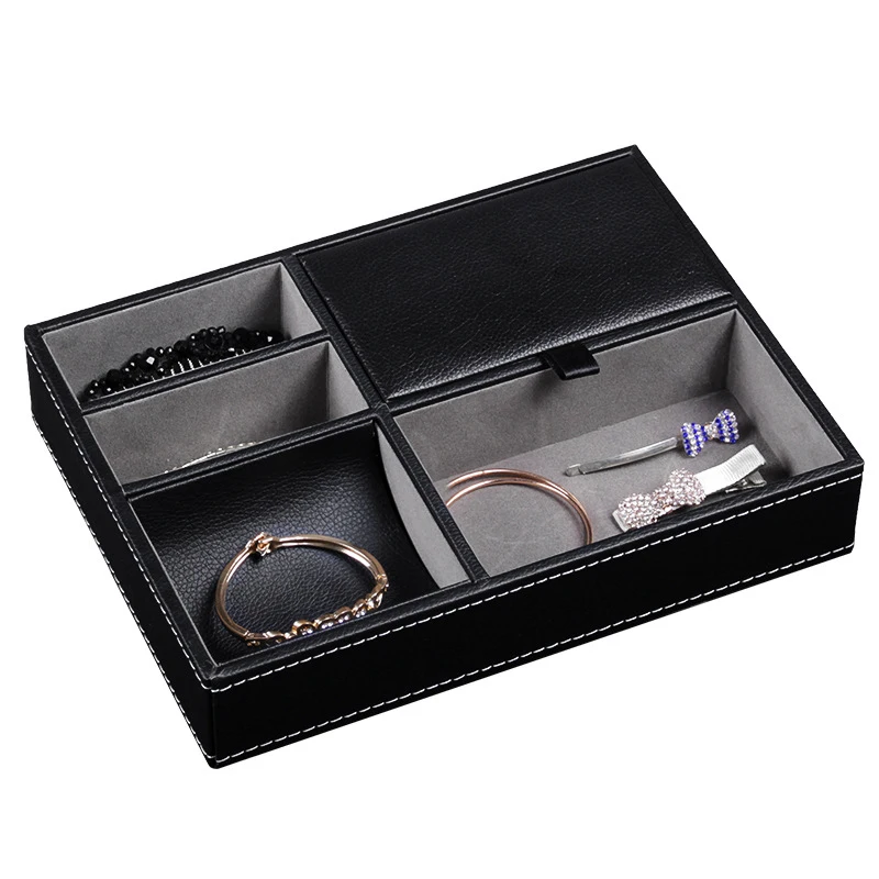 남성용 탁상용 PU 가죽 나무 트레이, 정리함 쥬얼리  - Valet Tray Nightstand Organizer Leather 리뷰 및 가격