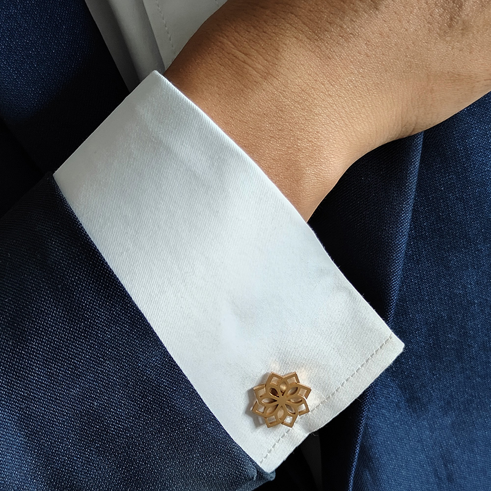 남자를위한 럭셔리 커프스 단추 로터스 커프스 단추 남자 - Cufflinks Men Stainless Steel Luxury 리뷰 및 가격