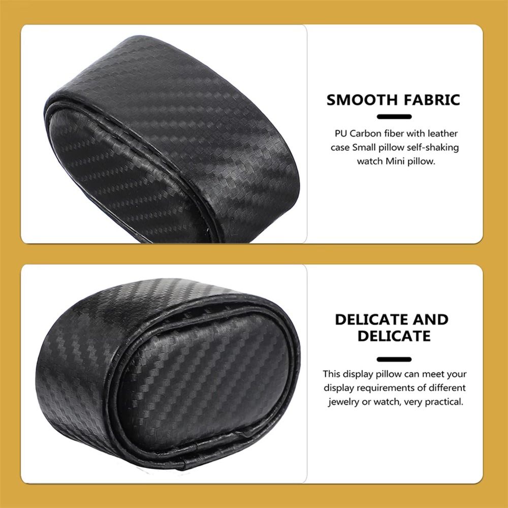 카본 섬유 질감의 시계 진열용 쿠션, 곡선형 PU 소재 - Watch Display Storage Box Carbon Fiber 리뷰 및 가격