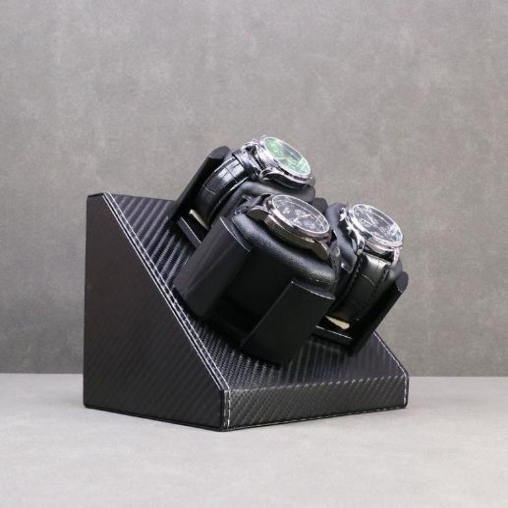 3-in-1 자동 시계 와인더 탄소 섬유 블랙 양방향  - Watch Display Storage Box Carbon Fiber 리뷰 및 가격