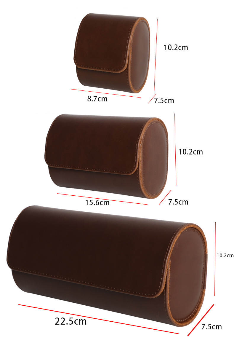 시계 보관용 롤형 여행용 케이스, 1, 2, 3개 시계 - Watch Travel Roll Case 3 Slots Leather 리뷰 및 가격