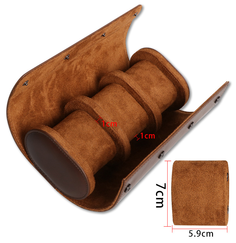 시계 보관용 롤형 여행용 케이스, 1, 2, 3개 시계 - Watch Travel Roll Case 3 Slots Leather 리뷰 및 가격