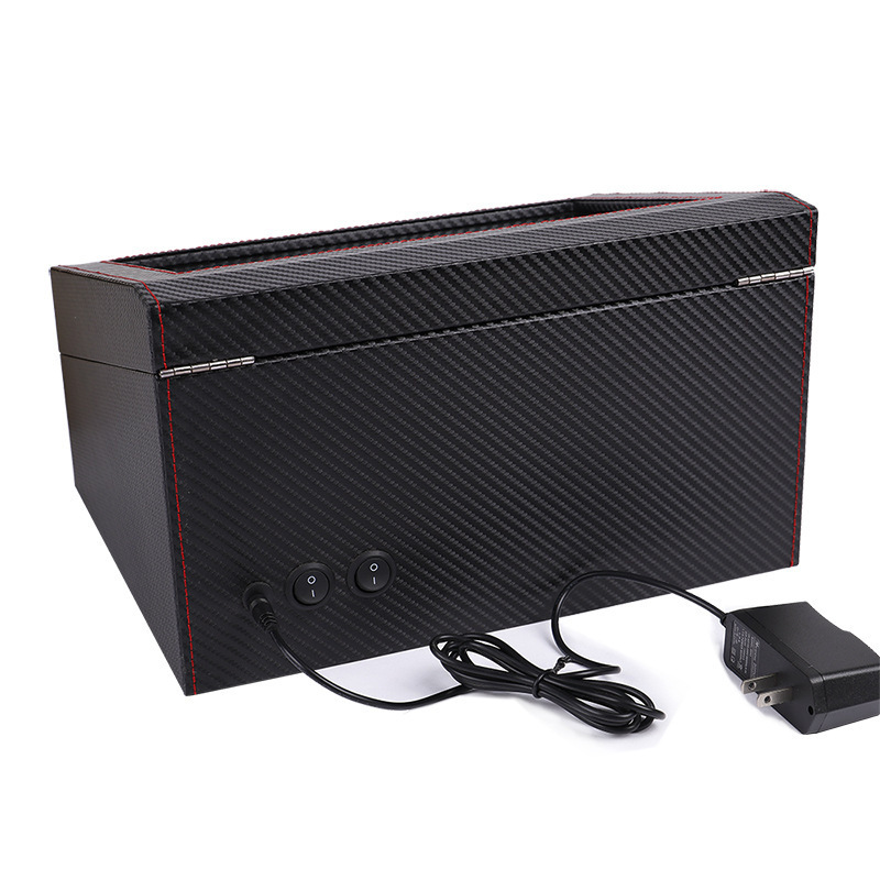 가죽 시계 와인더 4슬롯 기계식 시계 와인딩 장치 회전 - Watch Display Storage Box Carbon Fiber 리뷰 및 가격