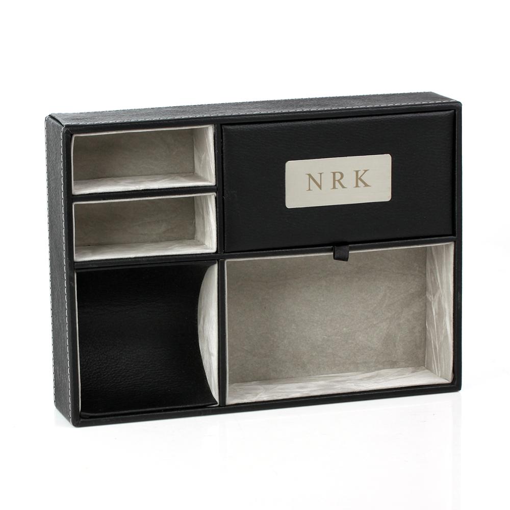 맞춤형 인조 가죽 발레 트레이 스탠드 또는 드레서 탑  - Valet Tray Nightstand Organizer Leather 리뷰 및 가격