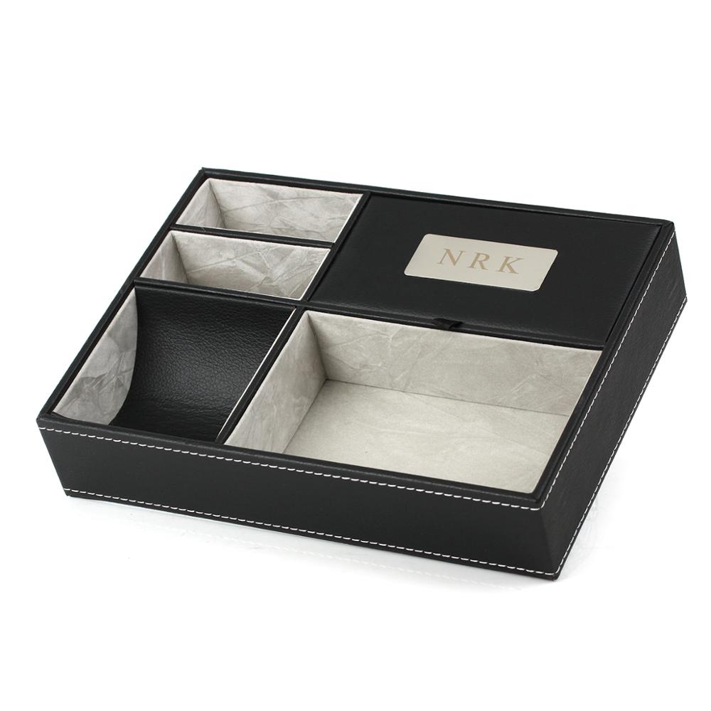 맞춤형 인조 가죽 발레 트레이 스탠드 또는 드레서 탑  - Valet Tray Nightstand Organizer Leather 리뷰 및 가격