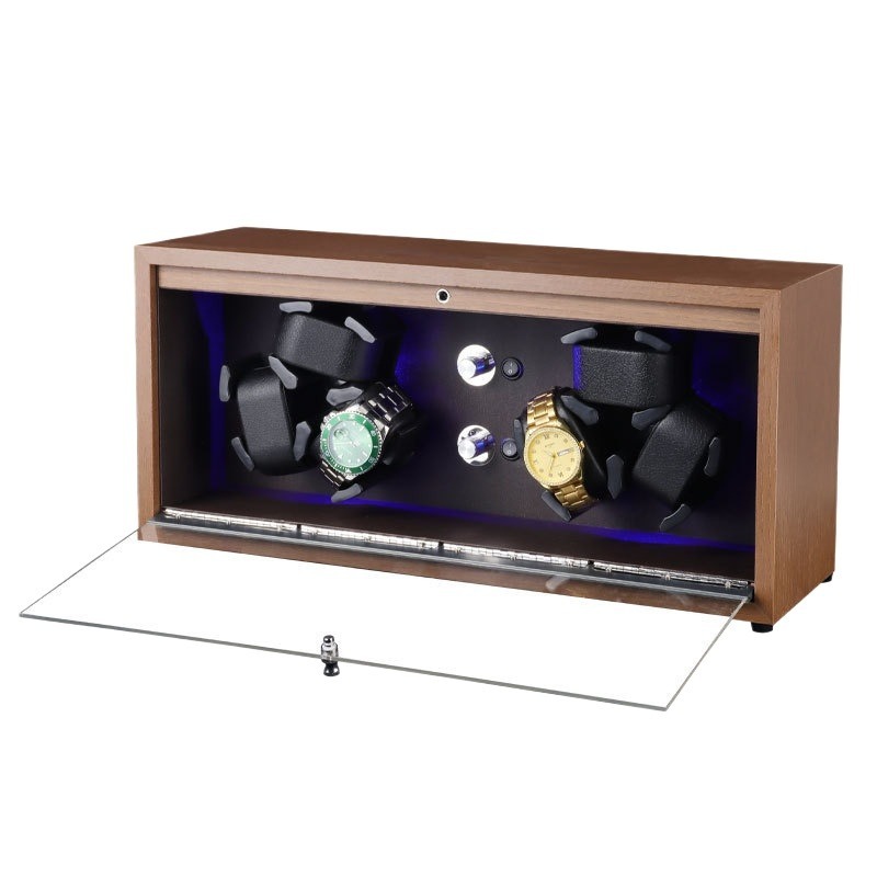 나무 시계 와인더 무소음 항자성 자동 시계 와인더 고급 - Watch Winder 4 Watches Automatic Silent 리뷰 및 가격