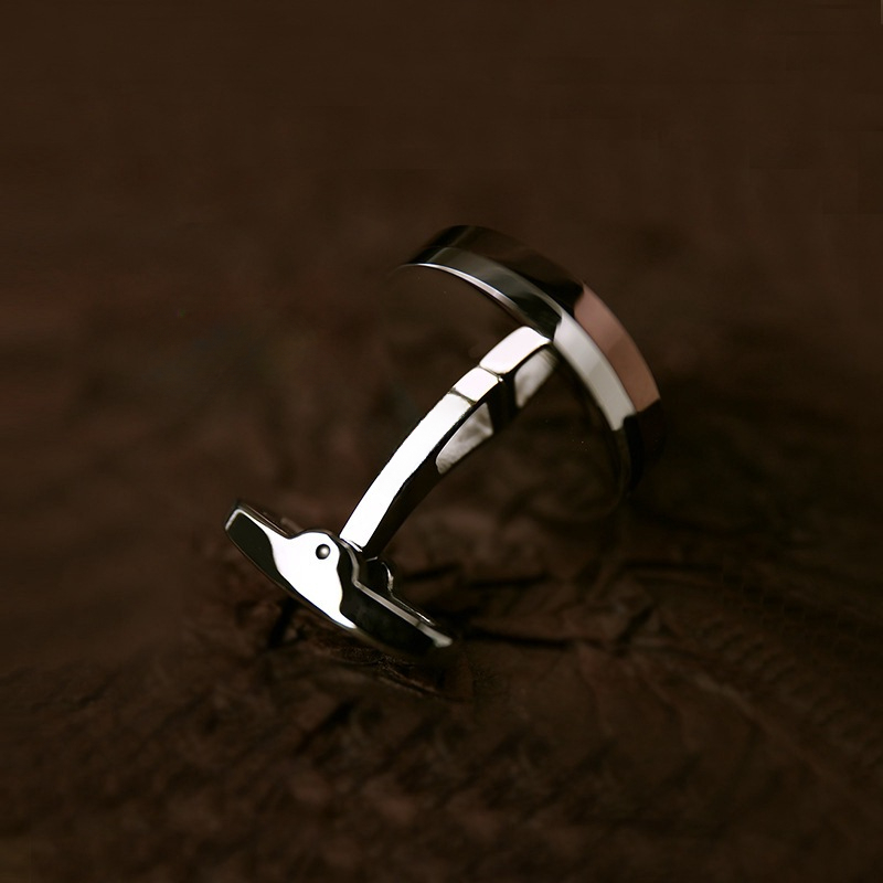 럭셔리 영국 프랑스 남성 비즈니스 셔츠 버튼, 펑크 기 - Cufflinks Men Stainless Steel Luxury 리뷰 및 가격