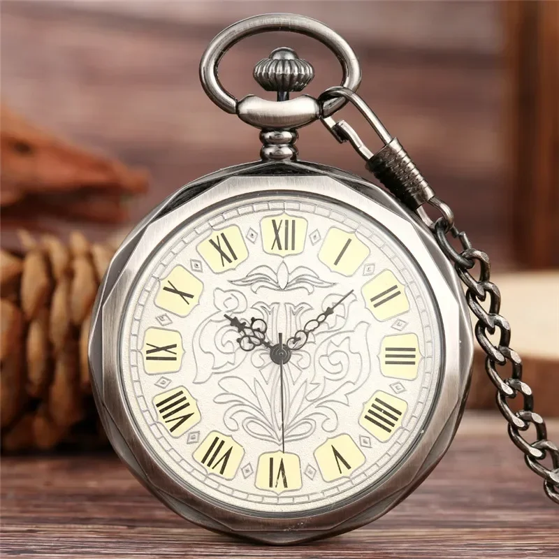 앤티크 수동식 기계식 회중시계 앤티크 오픈 페이스 로마 - Pocket Watch Mechanical Skeleton Vintage 리뷰 및 가격