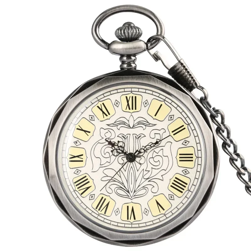앤티크 수동식 기계식 회중시계 앤티크 오픈 페이스 로마 - Pocket Watch Mechanical Skeleton Vintage 리뷰 및 가격