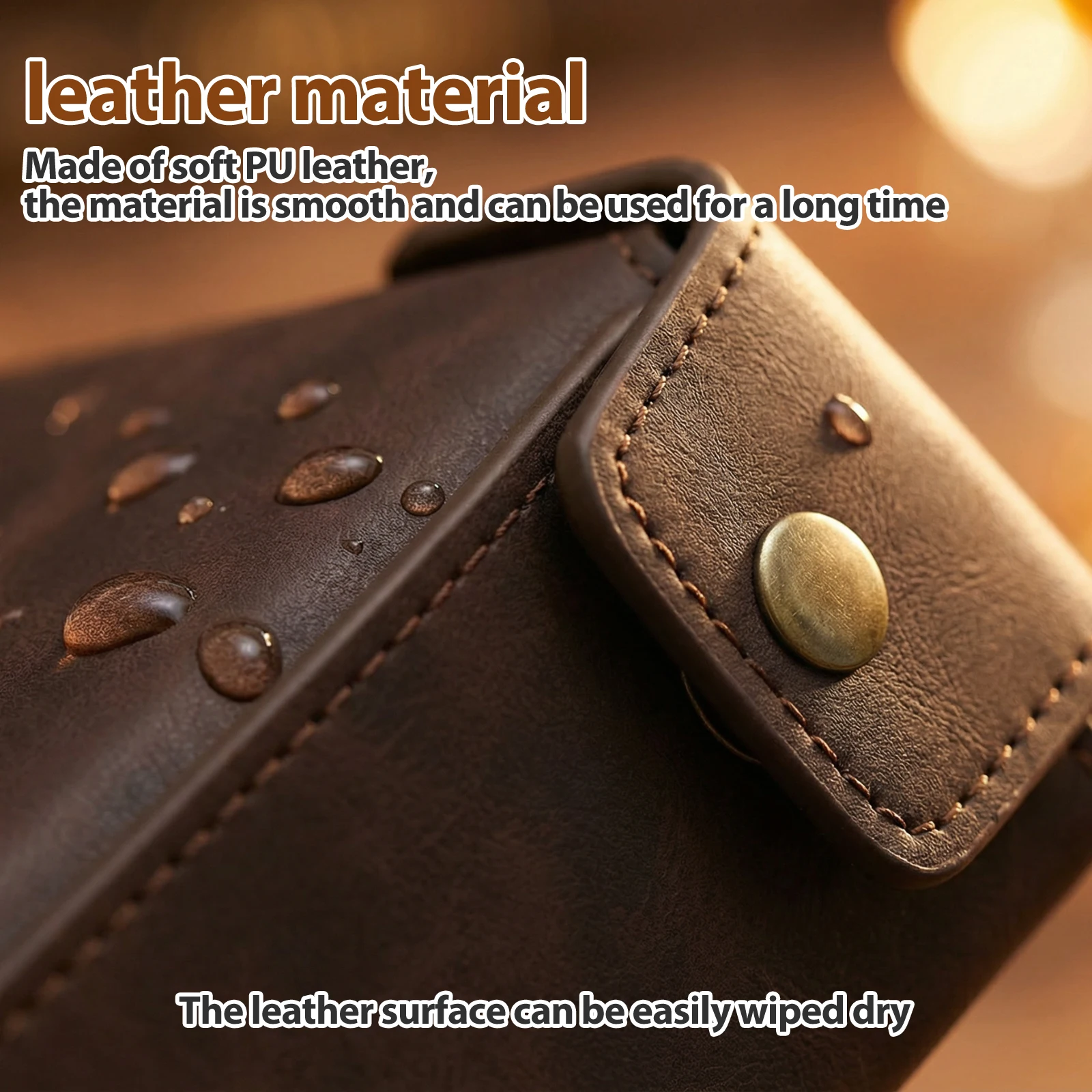 PU 가죽 발렛 트레이 휴대용 접이식 데스크탑 정리함  - Valet Tray Nightstand Organizer Leather 리뷰 및 가격