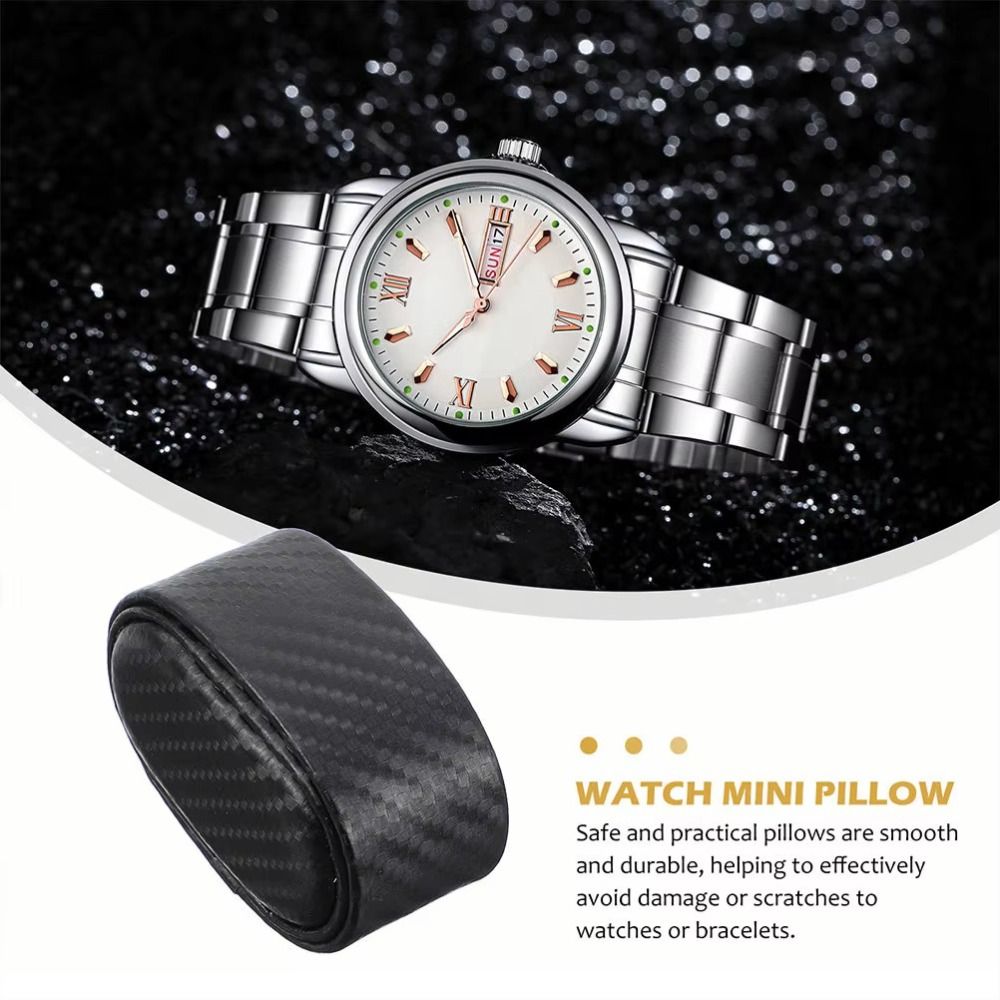 탄소 섬유 질감 시계 디스플레이 베개 부드러운 패딩 곡 - Watch Display Storage Box Carbon Fiber 리뷰 및 가격