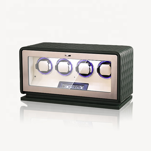 럭셔리 자동 목재 시계 와인더 4개 시계용 고급 전문가 - Watch Winder 4 Watches Automatic Silent 리뷰 및 가격